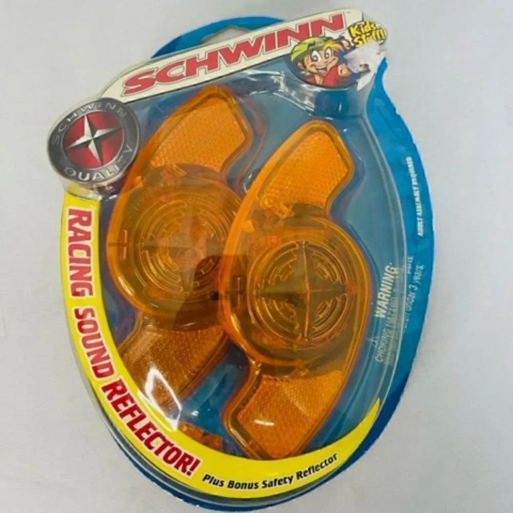 Schwinn Bicycle Racing Sound Reflector Set w/ Real Racing Sounds Bike Tricycle N